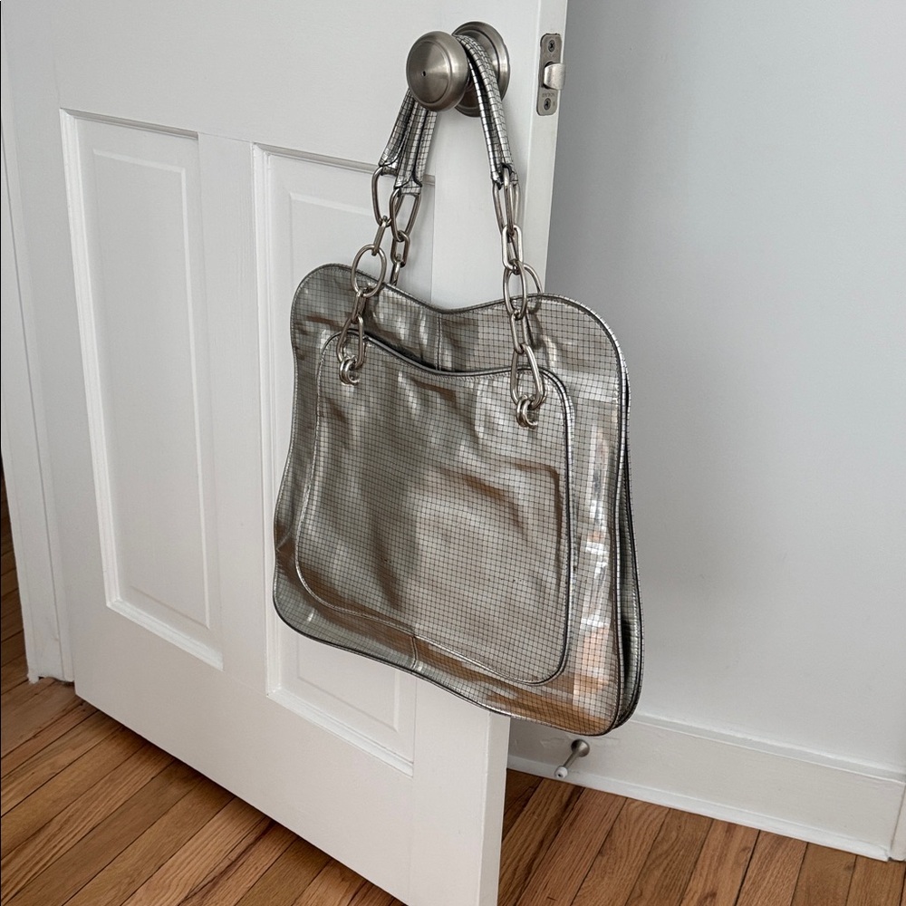 Kooba Silver Chain Leather Women's Bag